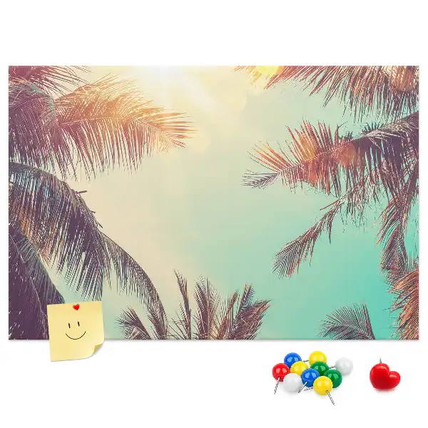 Tablou din plută Palmieri tropicali