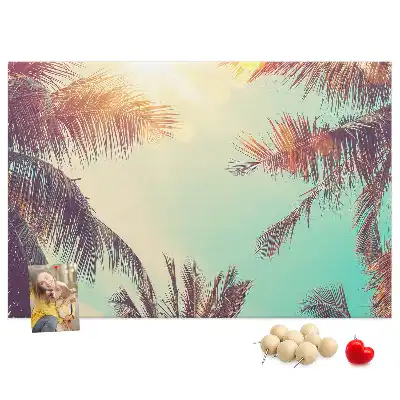Tablou din plută Palmieri tropicali