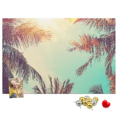 Tablou din plută Palmieri tropicali