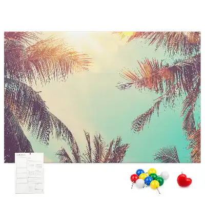 Tablou din plută Palmieri tropicali