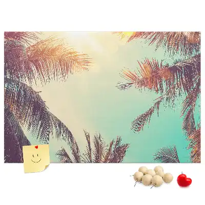 Tablou din plută Palmieri tropicali