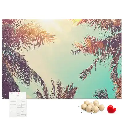 Tablou din plută Palmieri tropicali
