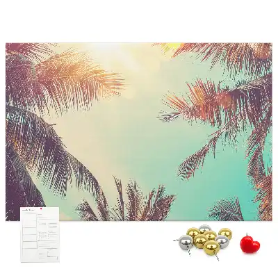 Tablou din plută Palmieri tropicali
