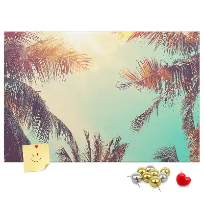 Tablou din plută Palmieri tropicali