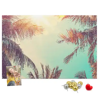 Tablou din plută Palmieri tropicali
