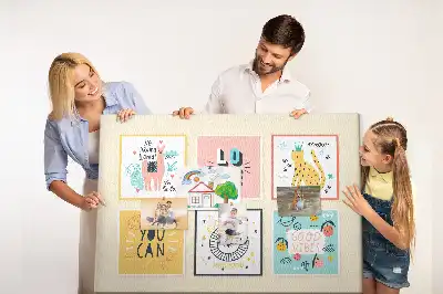 Tablă din plută cu sloganuri motivaționale