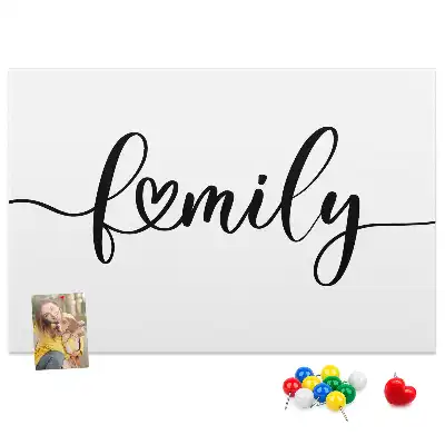 Panou din plută cu inscripția Family