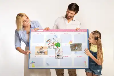 Calendar de perete din plută cu fazele lunii