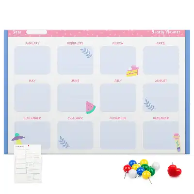 Calendar de perete din plută cu fazele lunii