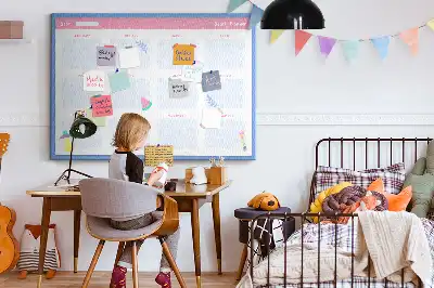 Calendar de perete din plută cu fazele lunii