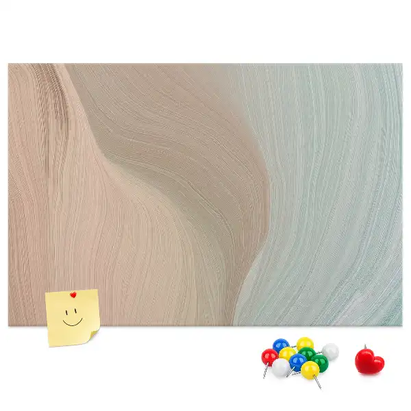 Panou din plută cu model abstract valuri
