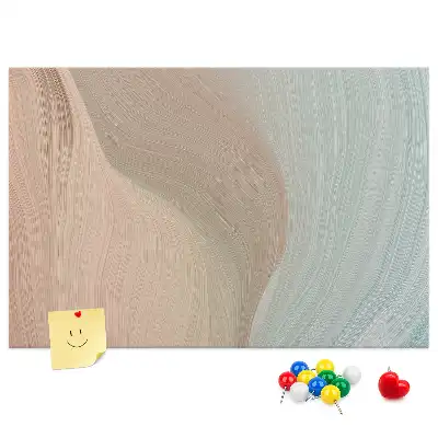 Panou din plută cu model abstract valuri