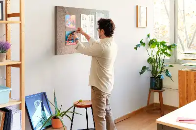 Panou din plută cu model abstract valuri