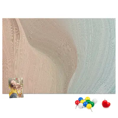 Panou din plută cu model abstract valuri