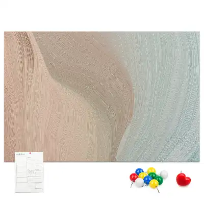 Panou din plută cu model abstract valuri