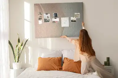 Panou din plută cu model abstract valuri