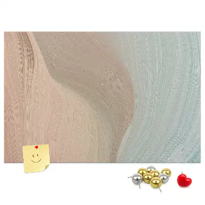 Panou din plută cu model abstract valuri