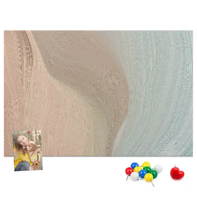 Panou din plută cu model abstract valuri