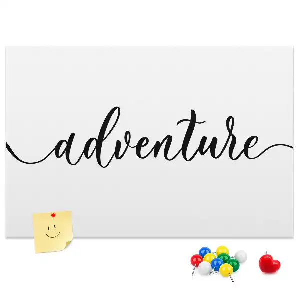 Panou din plută cu inscripție aventură
