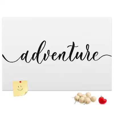 Panou din plută cu inscripție aventură