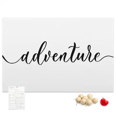 Panou din plută cu inscripție aventură