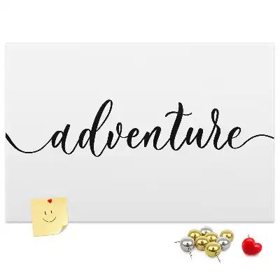 Panou din plută cu inscripție aventură