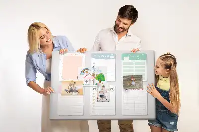 Panou din plută pentru notițe colorate