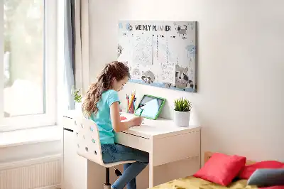 Tablă de plută pentru programul de sarcini al copilului