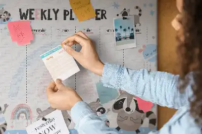 Tablă de plută pentru programul de sarcini al copilului