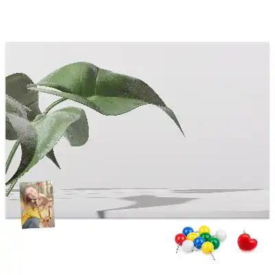 Panou din plută cu model abstract reprezentând frunze