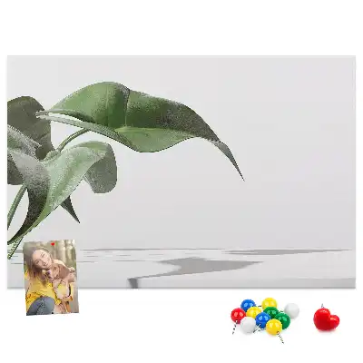 Panou din plută cu model abstract reprezentând frunze