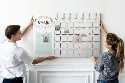 Calendar de perete din plută