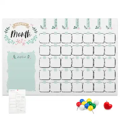 Calendar de perete din plută