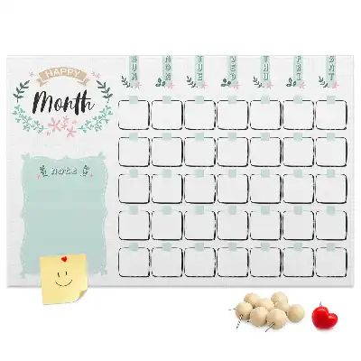 Calendar de perete din plută