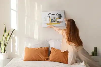 Panou din plută cu mesaj inspirațional