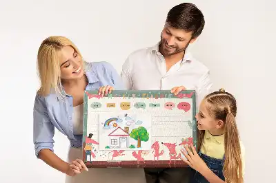Panou de plută organizator săptămânal pentru copii