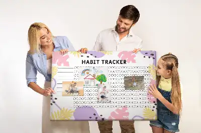 Panou de plută pentru monitorizarea obiceiurilor