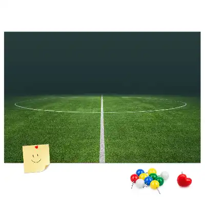 Tablă de plută în formă de teren de fotbal