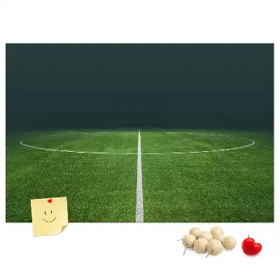 Tablă de plută în formă de teren de fotbal