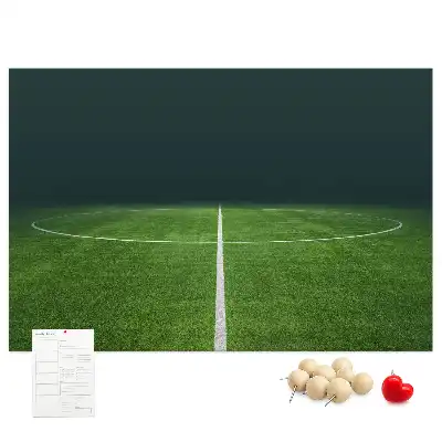 Tablă de plută în formă de teren de fotbal
