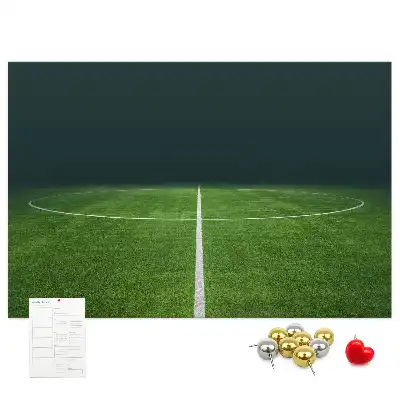 Tablă de plută în formă de teren de fotbal