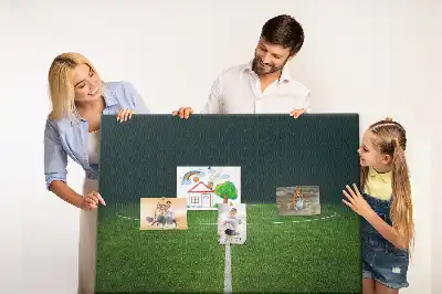 Tablă de plută în formă de teren de fotbal