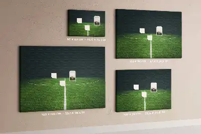 Tablă de plută în formă de teren de fotbal