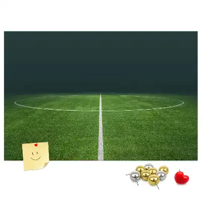 Tablă de plută în formă de teren de fotbal