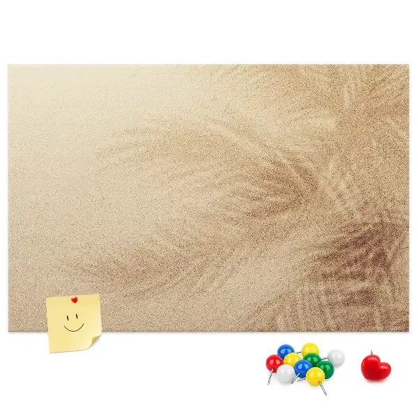 Tablă de plută cu model frunze de palmier
