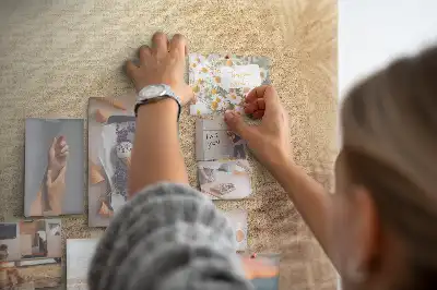 Tablă de plută cu model frunze de palmier