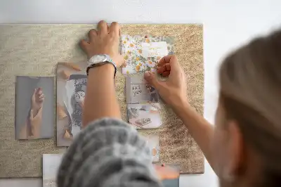 Tablă de plută cu model frunze de palmier