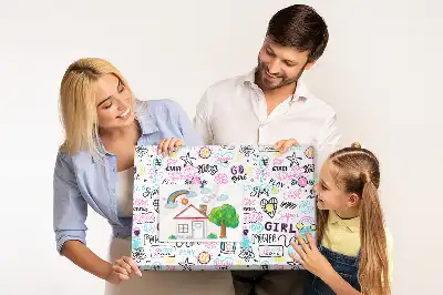 Panou din plută cu model mâzgălituri