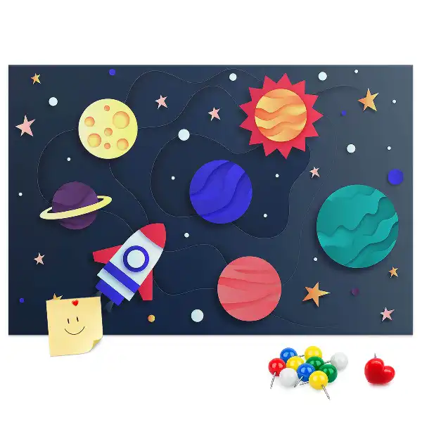 Panou din plută pentru copii model Cosmos