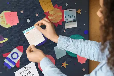 Panou din plută pentru copii model Cosmos